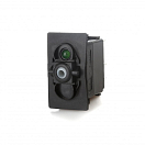 CARLINGTECH V2D1AH0B-00000-0 CARLING SWITCH - Герметичные кулисные переключатели / Вкл. Освещение: Да; Цвет света: зеленый