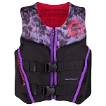 Full throttle 116-14250010500222 детский спасательный жилет Dry Flex Back Pink 24-39 kg