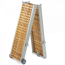 BALTRUM Складной алюминиевый/деревянный трап/200 x 36 см