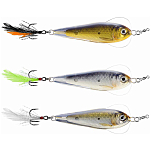 Live target FSDJ55SK205 Flutter Sardine Jigging Ложка 55 mm 14g Серебристый Silver / Bronze
