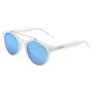 Купить Ocean sunglasses 10200.12 Солнцезащитные очки Tiburon Transparent Light Blue Frosted Revo Blue/CAT3 7ft.ru в интернет магазине Семь Футов