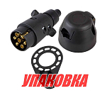 Вилка и розетка прицепа c кронштейном (комплект TRC1PE) (упаковка из 20 шт.) Ningbo Era Vehicle TRC1PE_pkg_20