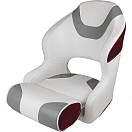 Купить Wise seating 144-33151774 Bolster Ковшеобразное сиденье Баха Серебристый Grey / Red 7ft.ru в интернет магазине Семь Футов