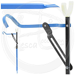 Kolpo 0932007 Top Телескопическая подставка для удилища Black / Light Blue 90 cm