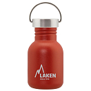 Купить Laken BSH35RO Basic 350ml Крышка из нержавеющей стали Красный Red 7ft.ru в интернет магазине Семь Футов