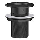 Купить Trudesign TRU91160 3´´ Длинная резьба сквозь корпус Серебристый Black 7ft.ru в интернет магазине Семь Футов