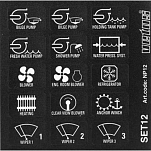 Vetus NP12 Name Plates 12 УСТАНОВЛЕН