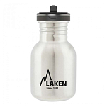 Laken BSF35 Нержавеющая сталь Basic Flow бутылка 350ml Бесцветный Silver
