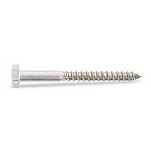 Euromarine VIXVBH0650-25 VBTH DIN 571 A4 6x50 mm Шуруп с шестигранной головкой 25 единицы Grey