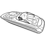 Carver industries 500-95124S11 DBW-24 Крышка лодки Серебристый Grey
