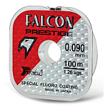 Falcon D2800079 Prestige 100 m Флюорокарбон Бесцветный Clear 0.090 mm