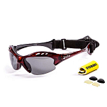 Ocean sunglasses 11111.4 поляризованные солнцезащитные очки Mauricio Shiny Red Smoked