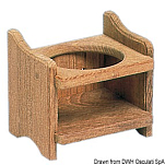 Teak glasses holder 71.304.00