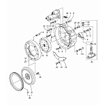 Vetus STM4512 Hyundai ZF Корпус маховика  Grey 92 mm