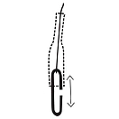 Купить Mustad 70738 Прямая ссылка Черный  Blue Medium  7ft.ru в интернет магазине Семь Футов
