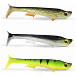 Quantum fishing 3345104 Tarp Shad Мягкая приманка 190 mm Золотистый Real Pike