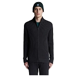 North sails 699440-0935-S Свитер на молнии Cotton Wool Серый Dark Grey Melange S