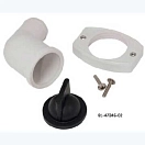 Купить Ocean 28631 Комплект прокладок для унитаза Серебристый White / Black 7ft.ru в интернет магазине Семь Футов