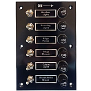 Купить Goldenship GS11191 15A 12V 6 Переключатели бакелит Панель С Предохранитель Держатели Черный Black 115 x 165 mm  7ft.ru в интернет магазине Семь Футов