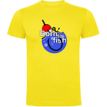 Kruskis CA65500103K046 Футболка с коротким рукавом Born To Fish Hook Желтый Yellow S