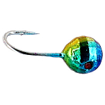 Mikado AM-POD-002-3.5-DR Mormishka Disco 3.5 Крючки С Одним Глазком 5 единицы Голубой Rainbow 18 