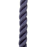 Poly ropes POL1266043710 220 m Улучшенная веревка из полиэстера Серый Blue 10 mm 