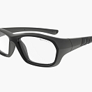 Спортивные очки с диоптриями Demetz Softness R / Grey / Black Colorless Cat.0, softness2801i053