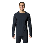 Houdini 840040-703-L Базовый слой с длинным рукавом Desoli Light Crew Голубой Blue Illusion L