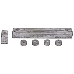 Seachoice 50-95441 90-140HP Комплект магниевых анодов Suzuki Серебристый Grey