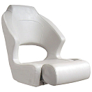 Купить Springfield marine 169-1043259 Deluxe Sport Откидное сиденье Белая White 7ft.ru в интернет магазине Семь Футов