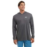 Pelagic 1015243005-GRA-XXL Футболка с длинным рукавом с защитой от ультрафиолета Aquatek Hooded Goione Graphite 2XL
