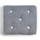 Одинарная подушка Kapok / темно-синий / тонкие полоски