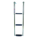 Купить Forniture nautiche italiane 3030309 3 Шаги Телескопический Нержавеющая сталь Сталь Лестница Серебристый Silver 7ft.ru в интернет магазине Семь Футов