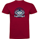 Купить Kruskis CA655005116C054 Футболка с коротким рукавом Crab Logo Красный Dark Red 2XL 7ft.ru в интернет магазине Семь Футов