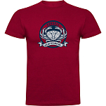 Kruskis CA655005116C054 Футболка с коротким рукавом Crab Logo Красный Dark Red 2XL