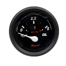 Купить Индикатор давления масла Faria Pro Red Style 2" 14624 Ø52мм 12В 10-180Ом 0-5бар(0-70psi) черный/красный 7ft.ru в интернет магазине Семь Футов