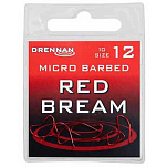 Drennan HSRB014 Bream Зубчатый Крюк Красный  Red 14
