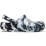 Crocs 207464-066b-j1 Деревянные башмаки Classic Marbled Black / White 35x25x15 EU 32