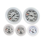Sierra 11-68383P вольтметр Arctic Серебристый  White 50.8 mm