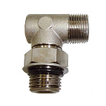 Ultraflex 4344436 90° Регулируемый соединитель Silver