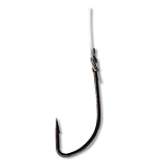 Quantum fishing 4748010 Crypton Maggot 0.160 Mm Связанные Крючки Черный Black 10 