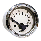 Купить Seachoice 50-15191 Voltmeter Белая  Chrome / White 7ft.ru в интернет магазине Семь Футов