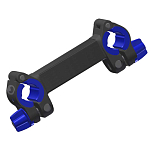 Garbolino GOMEE3915-GM Multi Grip Open Inline Служба поддержки Черный Black 25 cm 