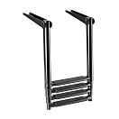 Купить Трап телескопический Total Black 1156x315мм 4 ступени AISI316 черный, Osculati 49.536.04 7ft.ru в интернет магазине Семь Футов