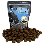 Pro elite baits C8433996 Atractor Печень 800g Пеллеты Коричневый 14 / 20 mm 