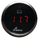 Купить Вольтметр цифровой с красным ЖК-экраном Wema IEVR-BS-8-32 8 - 32 В 52 мм 7ft.ru в интернет магазине Семь Футов