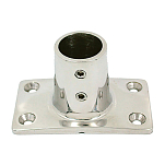 Forniture nautiche italiane 2928225 90° Прямоугольная опора из нержавеющей стали Серебристый Silver 25 mm 