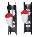 Купить Kinetic D253-228-071 Little Viking Поплавковый комплект Белая Black / White / Red 40 mm  7ft.ru в интернет магазине Семь Футов