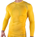 Ho soccer 050.5540.08-M Базовый слой с длинным рукавом Performance Желтый Yellow M