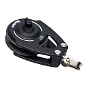 Купить Блок стопорный одношкивный Optiparts EX1299 шкив Ø57мм 249/499кг для троса Ø10мм с храповым механизмом 7ft.ru в интернет магазине Семь Футов